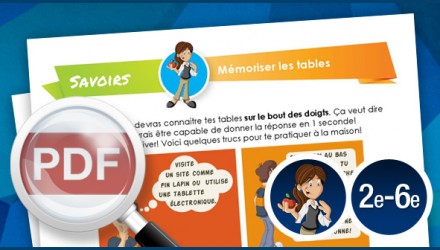 Mémoriser les tables